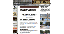 Desktop Screenshot of hollisflea.com