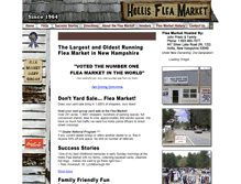 Tablet Screenshot of hollisflea.com